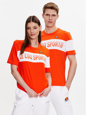 Le Coq Sportif Le Coq Sportif T-Shirt Unisex 2310362 Pomarańczowy Regular Fit