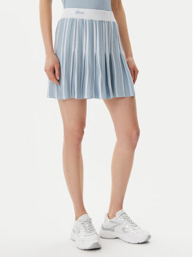Guess Guess Faltenrock V5GD00 Z3D60 Himmelblau Regular Fit