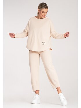 FIGL FIGL Komplet dresowy M1125 Beżowy Regular Fit