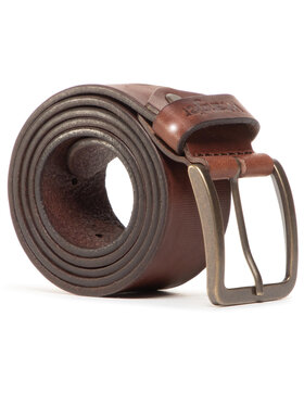 Wrangler Wrangler Pasek Męski Structured Belt W0F1U1X85 112125610 Brązowy