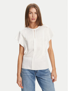 BOSS BOSS Bluse Beliniara 50540635 Weiß Regular Fit