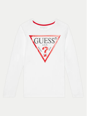 Guess Guess Блуза L84I29 K8HM0 Бял Regular Fit