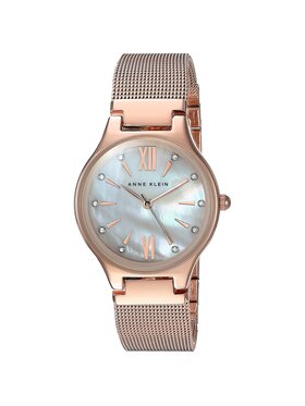Anne Klein Anne Klein Zegarek AK/2418BMRG Różowe złoto