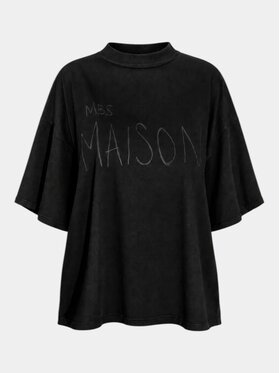 MADE BY SOCIETY MADE BY SOCIETY T-Shirt MONOLITH - T27578 Czarny Basic Fit