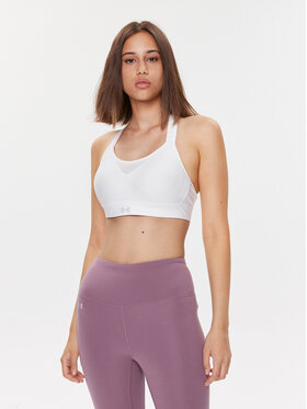 Under Armour Under Armour Špotni nedrček Ua Infinity High Bra 1351994 Bela Fitted Fit