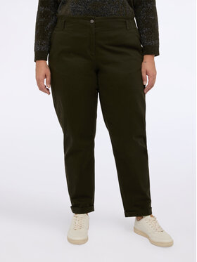 Fiorella Rubino Fiorella Rubino Spodnie materiałowe P701T005113N035 Zielony Regular Fit