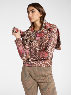 Elena Mirò Elena Mirò T-Shirt G312Z000481N001 Brązowy Regular Fit