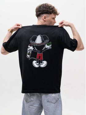 MyStars MyStars T-Shirt 128968 Czarny Oversize