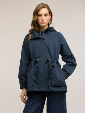 Motivi Motivi Cappotto invernale R005W100176N034 Blu Slim Fit