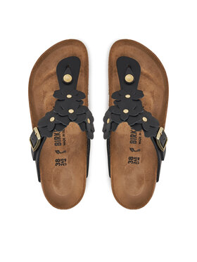 Birkenstock Birkenstock Žabky Gizeh Flowers 1026719 Čierna