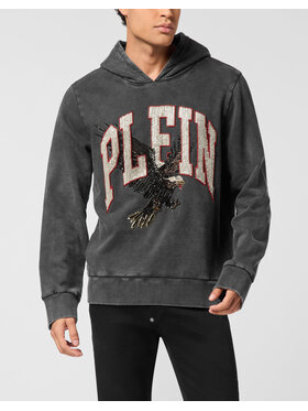 PHILIPP PLEIN PHILIPP PLEIN Mikina 25957 Černá Regular Fit