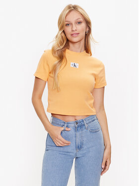 Calvin Klein Jeans Calvin Klein Jeans Majica J20J221595 Oranžna Regular Fit