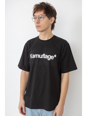 Kamuflage Kamuflage T-Shirt Classic Czarny Relaxed Fit