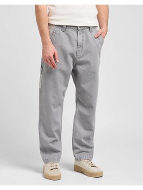 Lee Lee Jeansy SLOUCHY STR CARPENTER Szary Loose Fit