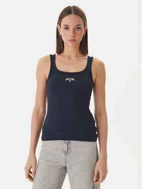 Guess Jeans Guess Jeans Top W6GPZ2 KA0H1 Blu scuro Slim Fit