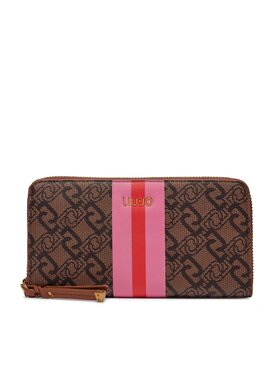 Liu Jo Liu Jo Portafoglio grande da donna Ecs Xl Zip Around AXX035 E0538 Marrone