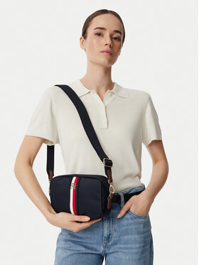 Tommy Hilfiger Tommy Hilfiger Τσάντα Popette Camera Bag Corp AW0AW19023 Σκούρο μπλε