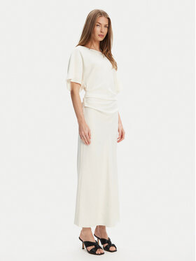 STAUD STAUD Φόρεμα κοκτέιλ Amelie R25S2120TP Εκρού Slim Fit