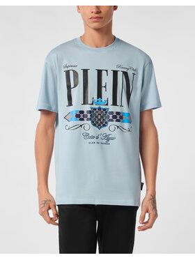 PHILIPP PLEIN PHILIPP PLEIN T-Shirt 24673 Niebieski jasny Regular Fit