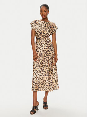 Dixie Dixie Kokteilikleit ALAZJTP Pruun Regular Fit