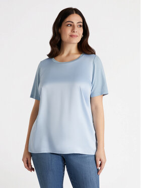 Fiorella Rubino Fiorella Rubino T-Shirt G479L008280N004 Turkusowy Regular Fit