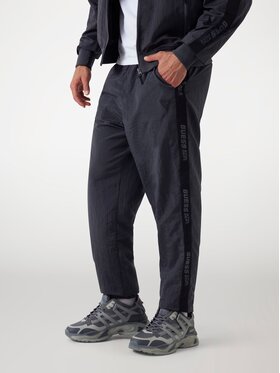Guess Guess Spodnie materiałowe 177305 Szary Regular Fit