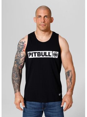 PITBULL PITBULL Tank top Tank Czarny Regular Fit