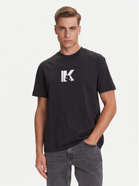 Karl Lagerfeld Jeans Karl Lagerfeld Jeans T-shirt A3M17057 Crna Regular Fit
