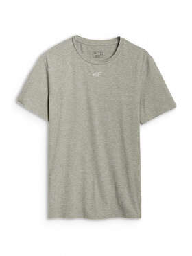 4F 4F Koszulka techniczna BASIC+ Khaki Regular Fit