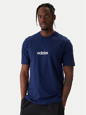 adidas adidas T-Shirt Essentials Linear JE8999 Dunkelblau Regular Fit