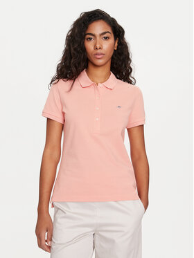 Gant Gant Polo Shield 4200870 Koralowy Slim Fit