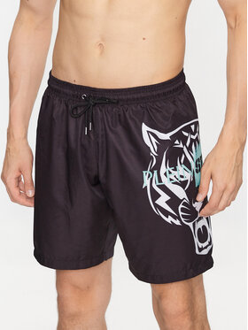 Plein Sport Plein Sport Plavecké šortky Tiger SACC MMX0049 SXV005N Černá Regular Fit