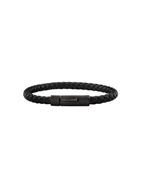 Breil Breil Bracciale LEATHER BLOOM Nero