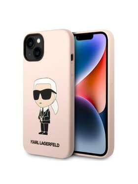 KARL LAGERFELD KARL LAGERFELD Etui na telefon iPhone 14 Plus Różowy