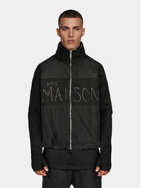 MADE BY SOCIETY MADE BY SOCIETY Kurtka anorak Urban Unit Hoodie - H17645 Czarny Basic Fit