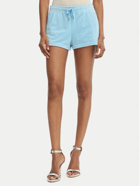 Juicy Couture Juicy Couture Pantaloni scurți sport Tamia JCWHS126305 Albastru celest Regular Fit