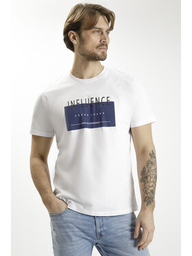 Cross Jeans Cross Jeans T-Shirt 15818-008 Biały Regular Fit