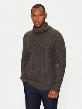 Brave Soul Brave Soul Dolčevita MK-610MORTON Siva Regular Fit