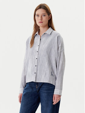 Mustang Mustang Camicia Ruby 1016577 Blu Loose Fit