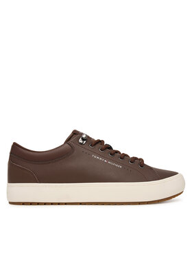 Tommy Hilfiger Tommy Hilfiger Sneakers Harlem Lth Vulc Cleat Winter FM0FM05950 Braun