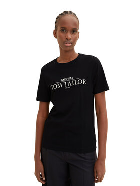 Tom Tailor Denim Tom Tailor Denim Тишърт 1035362 Черен