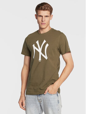 New Era New Era Tricou New York Yankees Team Logo 11863694 Verde Regular Fit