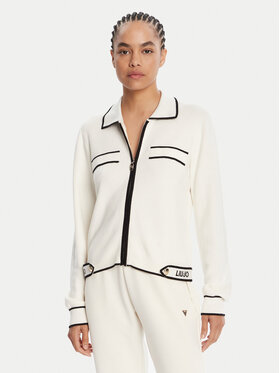 Liu Jo Sport Liu Jo Sport Kardigāns TF5250 MS59L Écru Regular Fit
