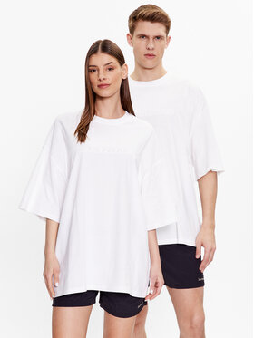 iets frans… iets frans… Tričko IF TONAL LOGO SS TEE 76555853 Biela Oversize