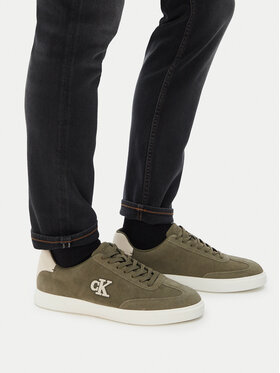 Calvin Klein Calvin Klein Laisvalaikio batai Low Prof Cupsole Su HM0HM02125 Žalia