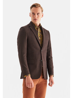 Pako Lorente Pako Lorente Marynarka P22WP-3X-028 Brązowy Slim Fit