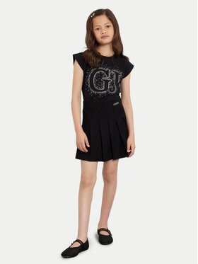 Guess Guess Спідниця в складку J4YD02 KAUH0 Чорний Regular Fit