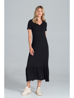FIGL FIGL Šaty M827 Čierna Regular Fit