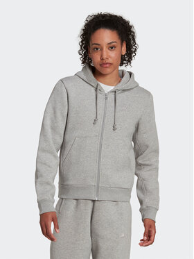 adidas adidas Mikina ALL SZN Fleece HJ8010 Sivá Regular Fit