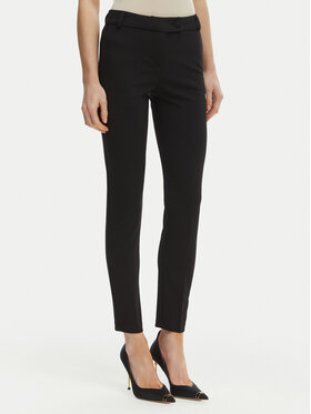 Rinascimento Rinascimento Hlače iz tkanine CFC0127865003 Črna Slim Fit
